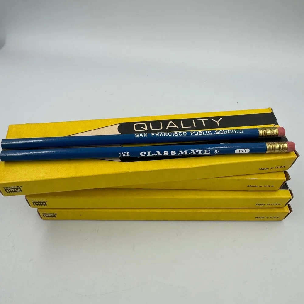 Quality Classmate 67 Pencils 5 Dozen Blue San Francisco Public Schools No 2 Soft